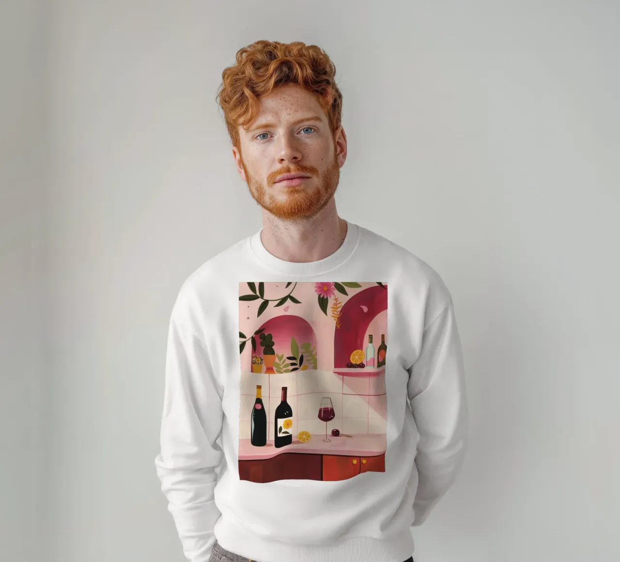 Time for WIne Sweatshirt von Gypsy Galleria