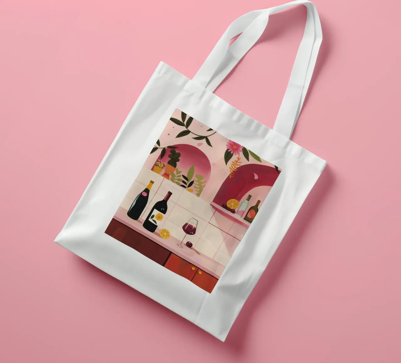 Time for WIne borsa in juta da Gypsy Galleria