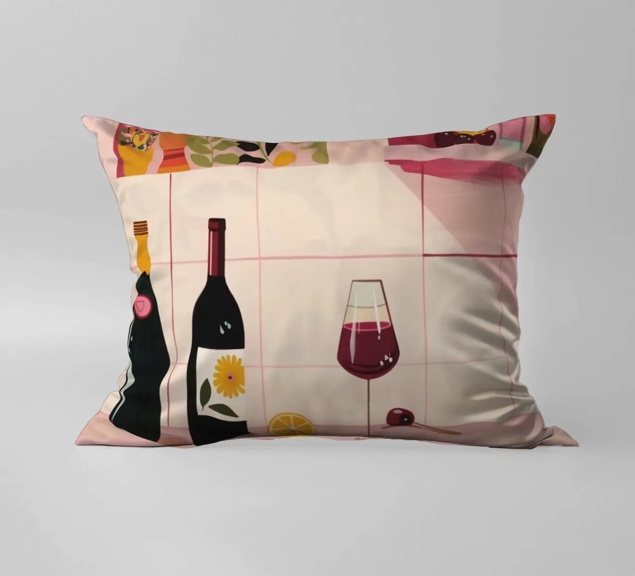 Time for WIne cuscino da Gypsy Galleria