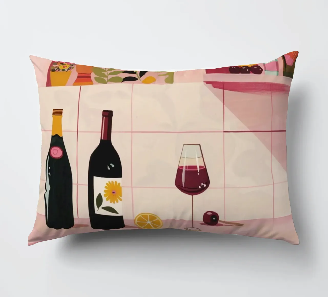 Time for WIne cuscino da Gypsy Galleria