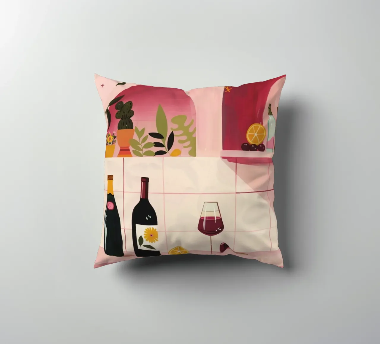 Time for WIne cuscino da Gypsy Galleria