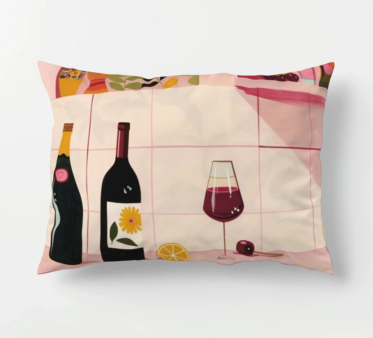 Time for WIne cuscino da Gypsy Galleria