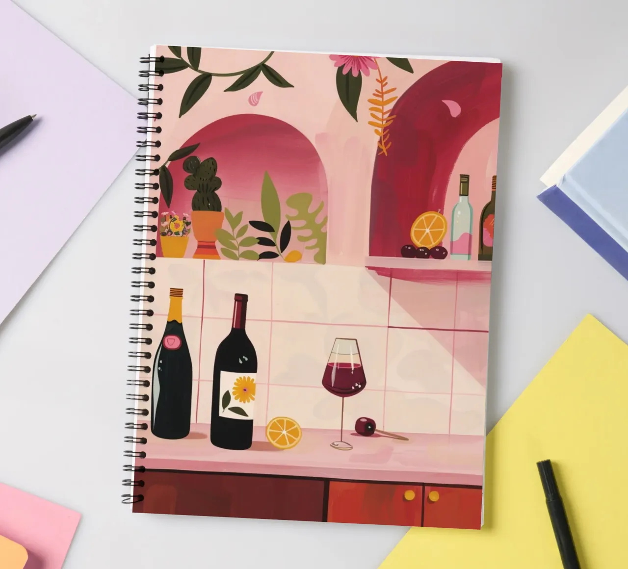 Time for WIne Ringbuch von Gypsy Galleria