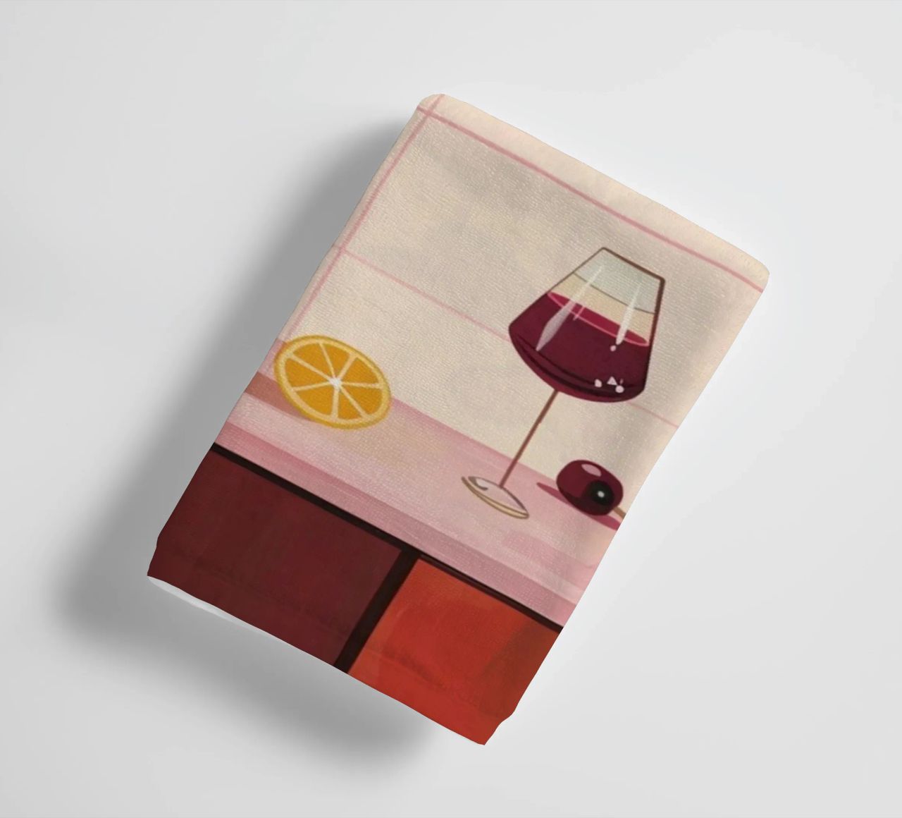 Time for WIne towel by Gypsy Galleria