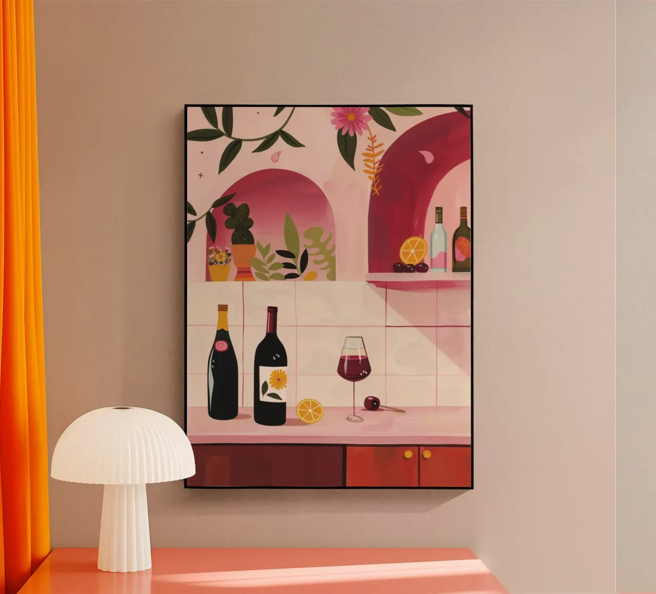 Time for WIne metacrilato de Gypsy Galleria