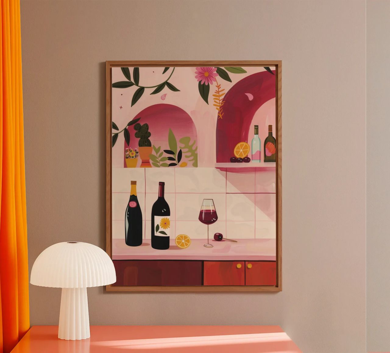 Time for WIne alluminio dibond da Gypsy Galleria