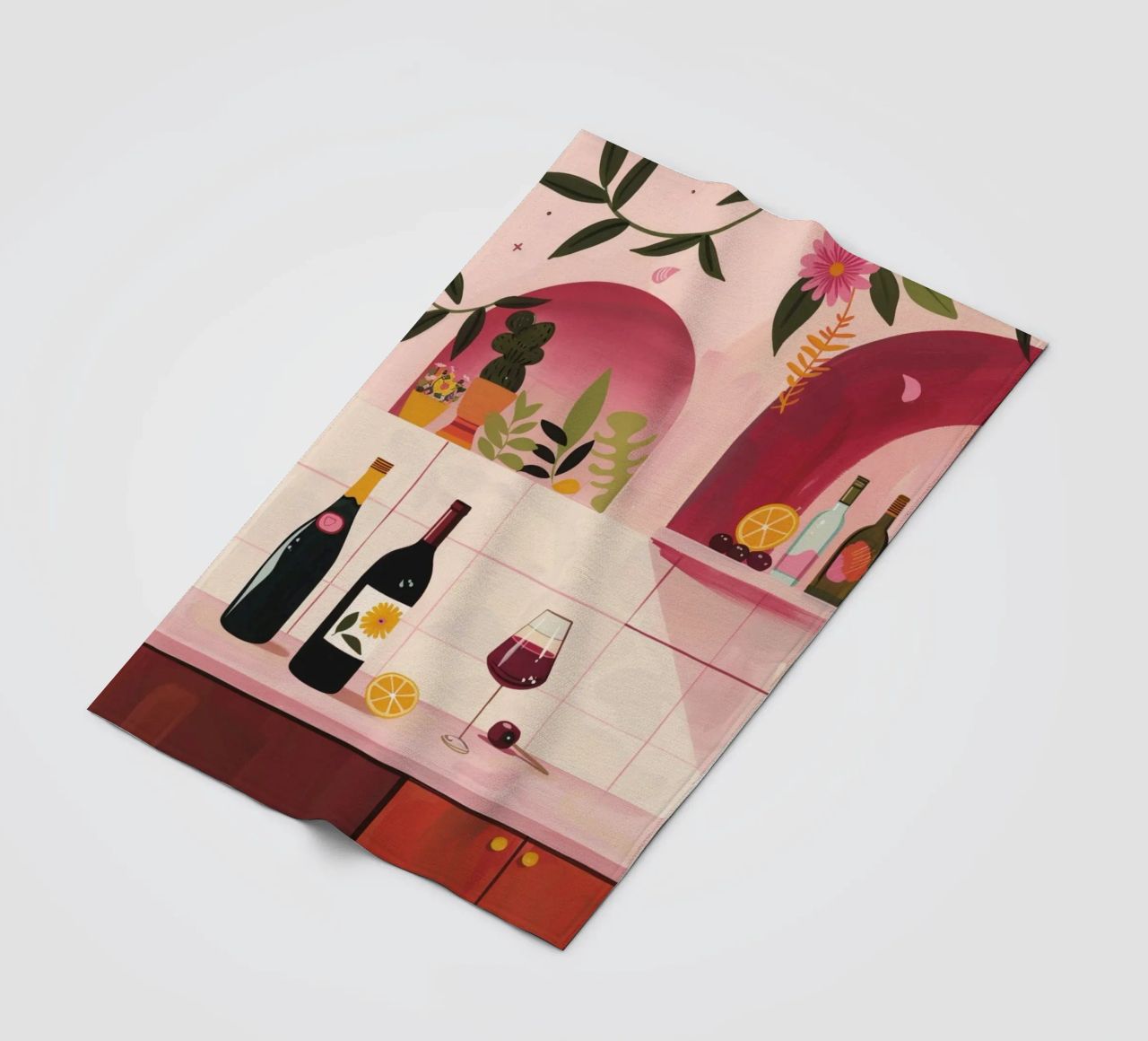 Time for WIne fleece blanket by Gypsy Galleria