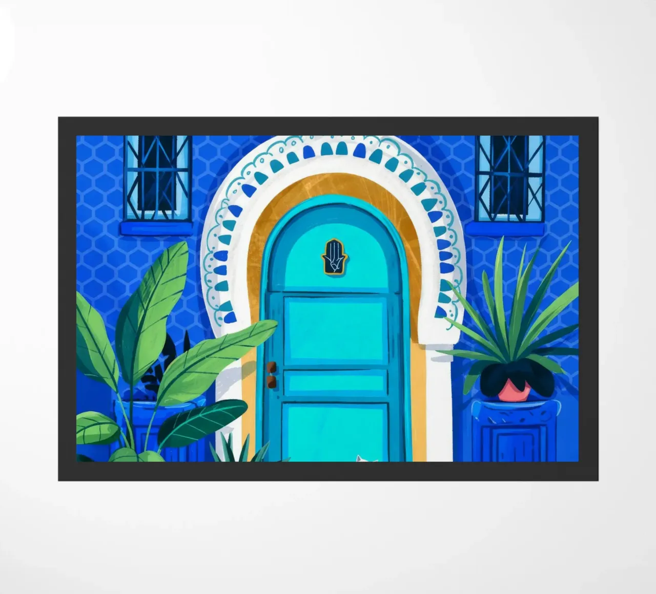 Ingresso blu tranquillo zerbino da Murni Strokes