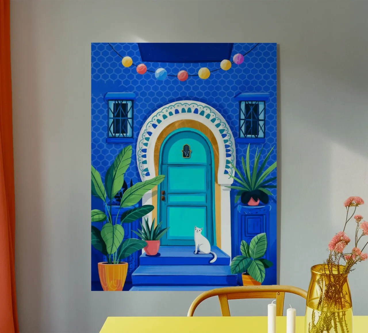 Ingresso blu tranquillo plexiglass da Murni Strokes