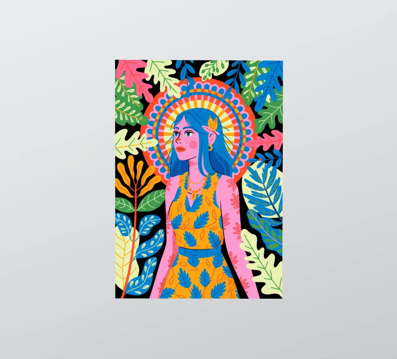 Radiant Floral Aura sticker by Murni Strokes