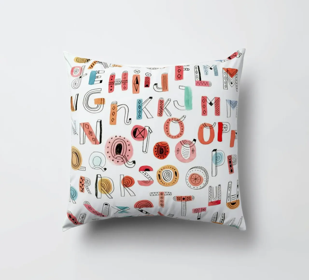 Alphabet Soup cuscino da Little Flourishes