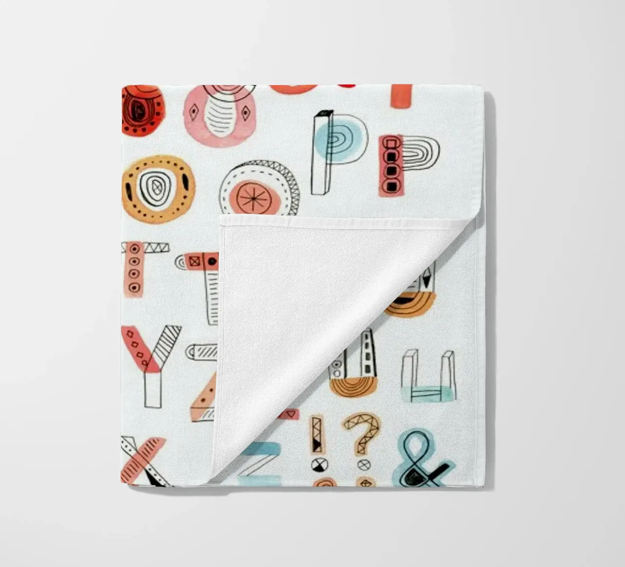 Alphabet Soup telo mare da Little Flourishes