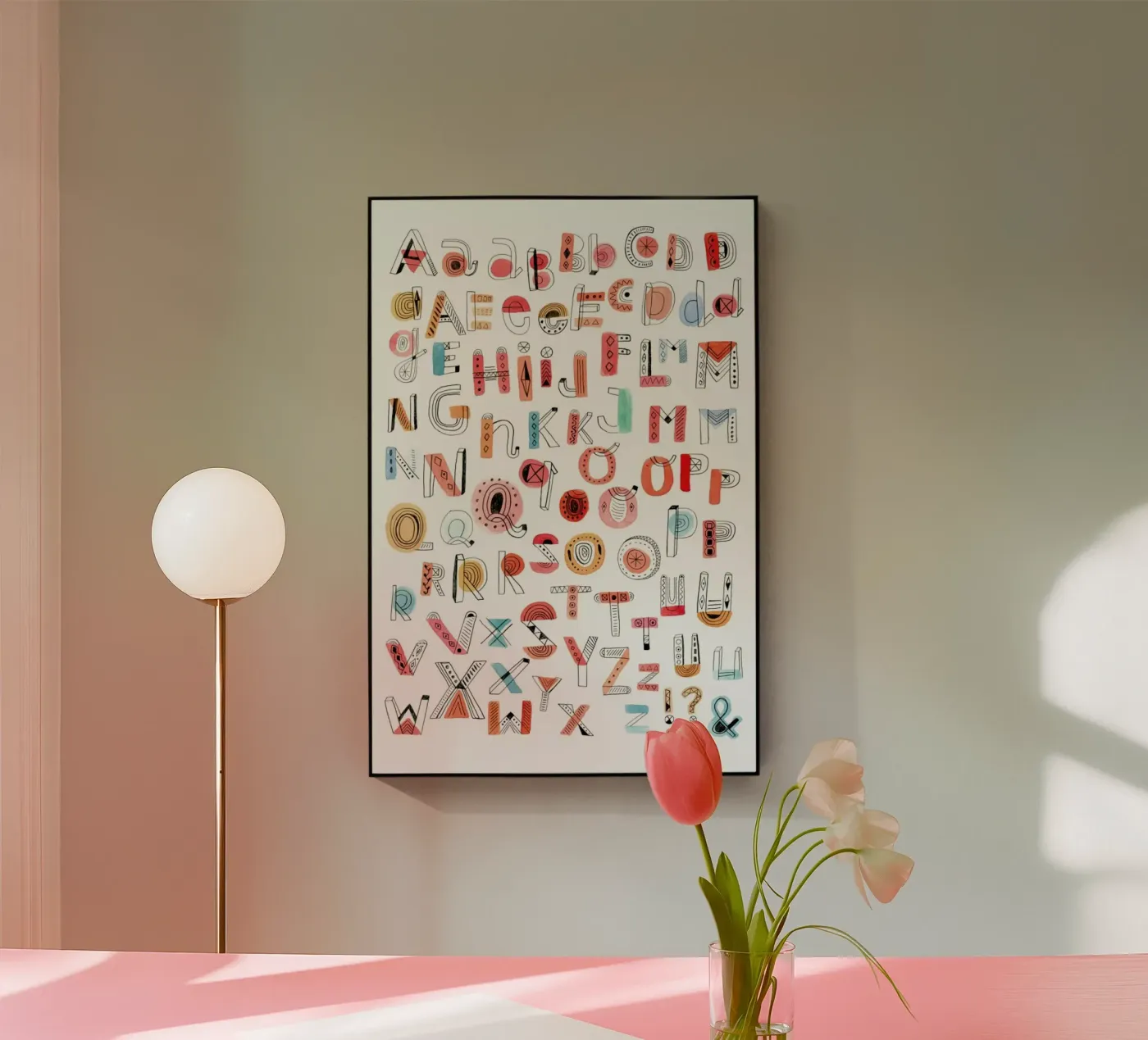 Alphabet Soup plexiglass da Little Flourishes