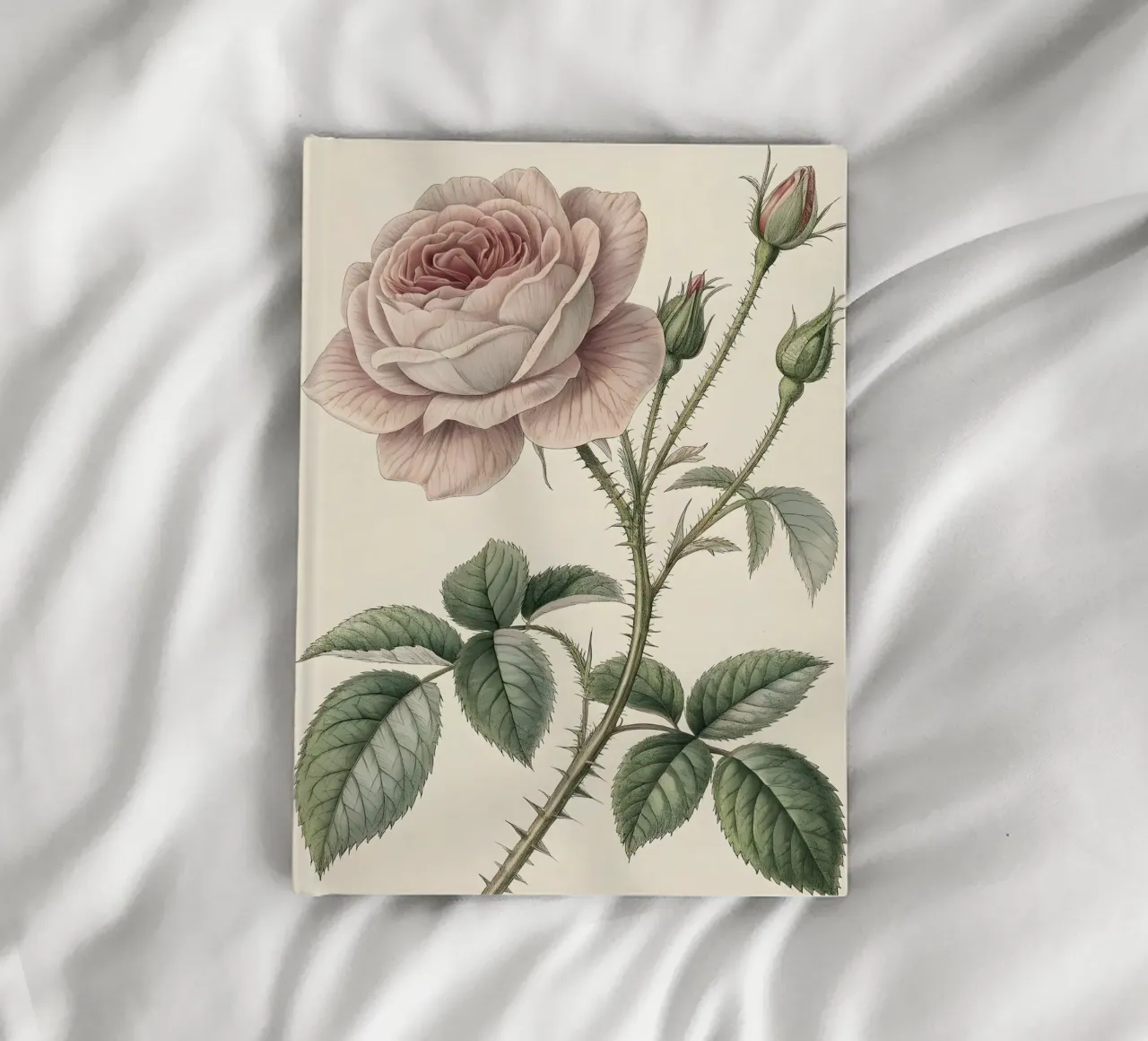 Studio botanico di una rosa vintage diario da Artistic-shop