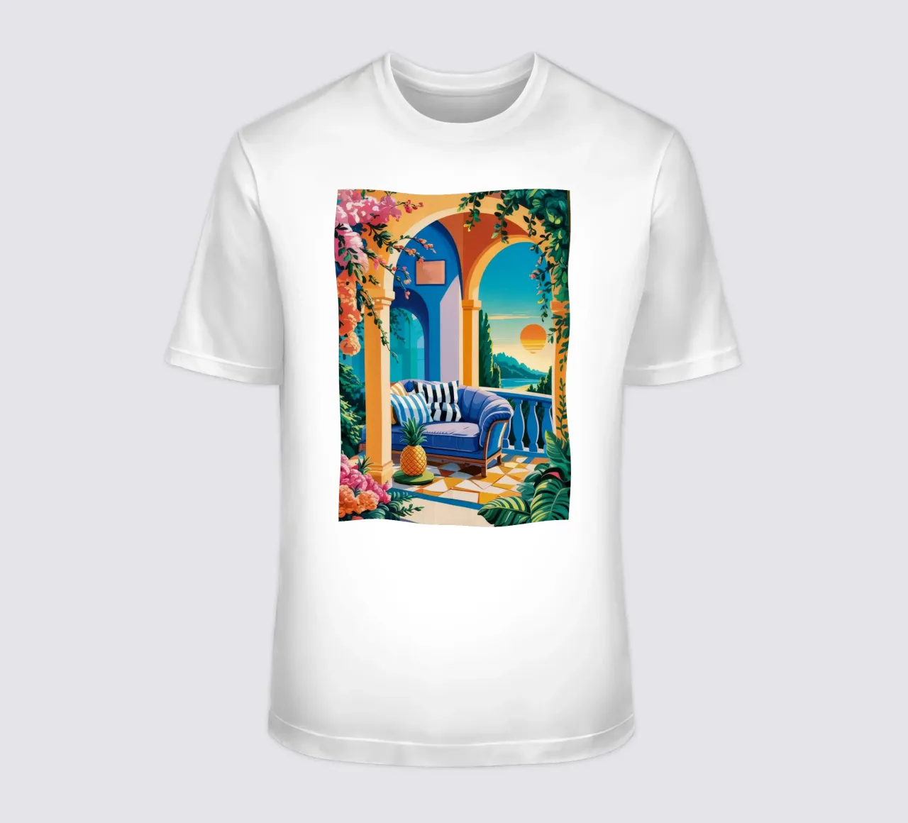 Gelassener Torbogenblick T-Shirt von Murni Strokes