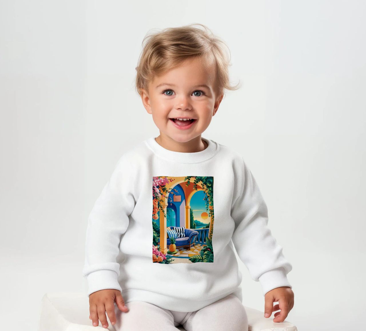 Vue sur l'arcade sereine sweat pour bébé de Murni Strokes