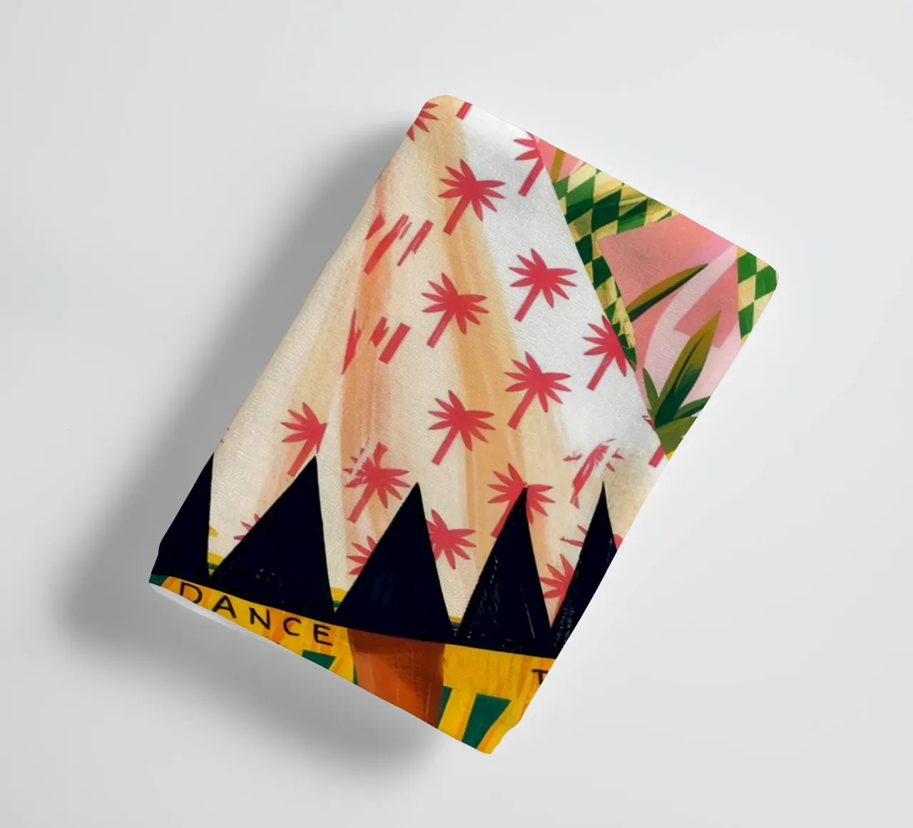 Vreugdevolle dans viering badhanddoek van Murni Strokes