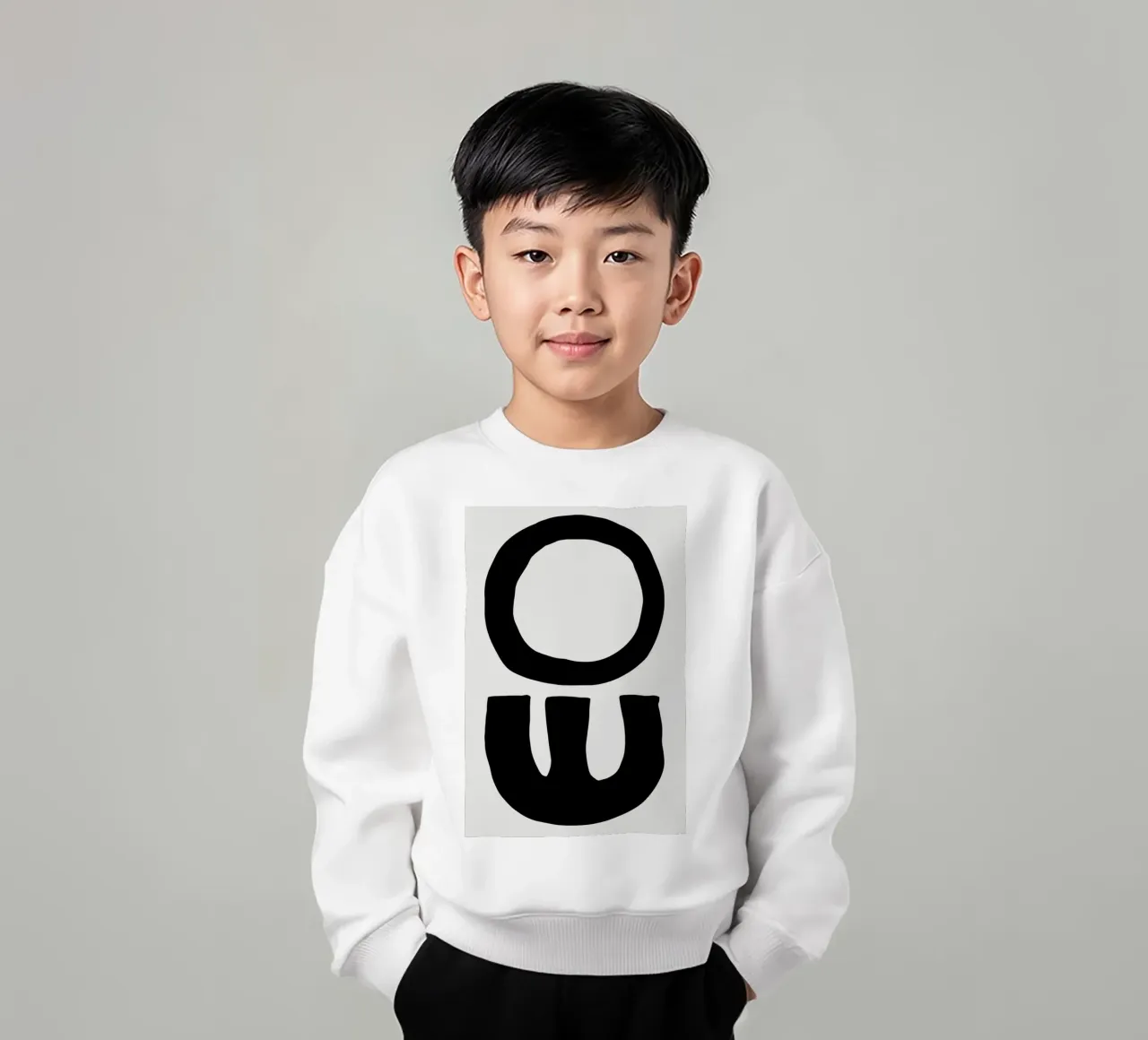 Bold Symbols felpa bambino da Graphite