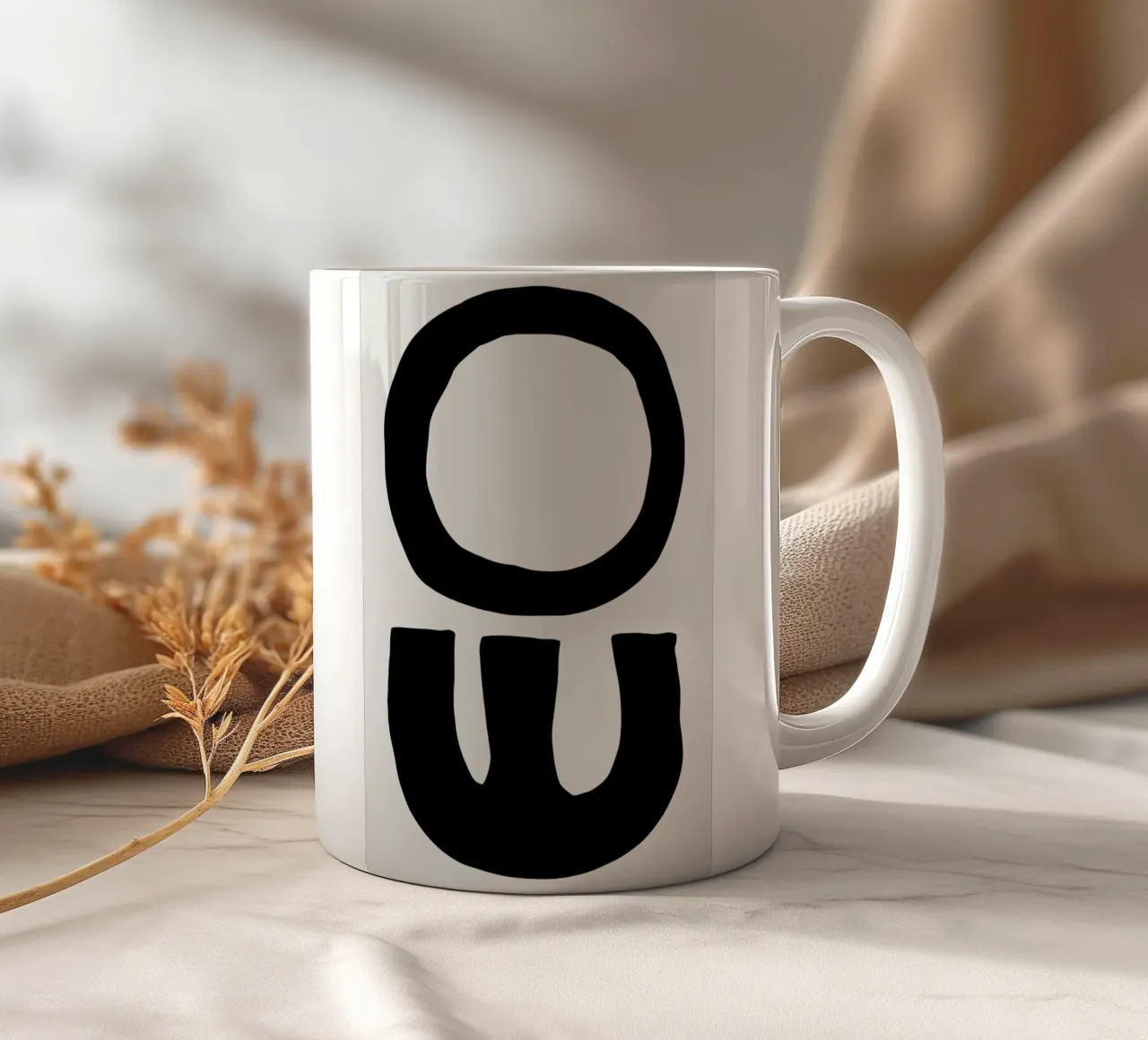 Bold Symbols tazza in ceramica da Graphite