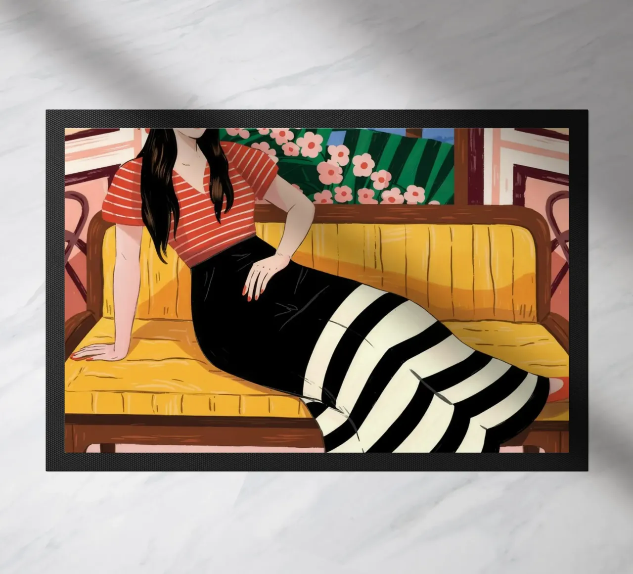 Pomeriggio tropicale rilassato zerbino da Murni Strokes