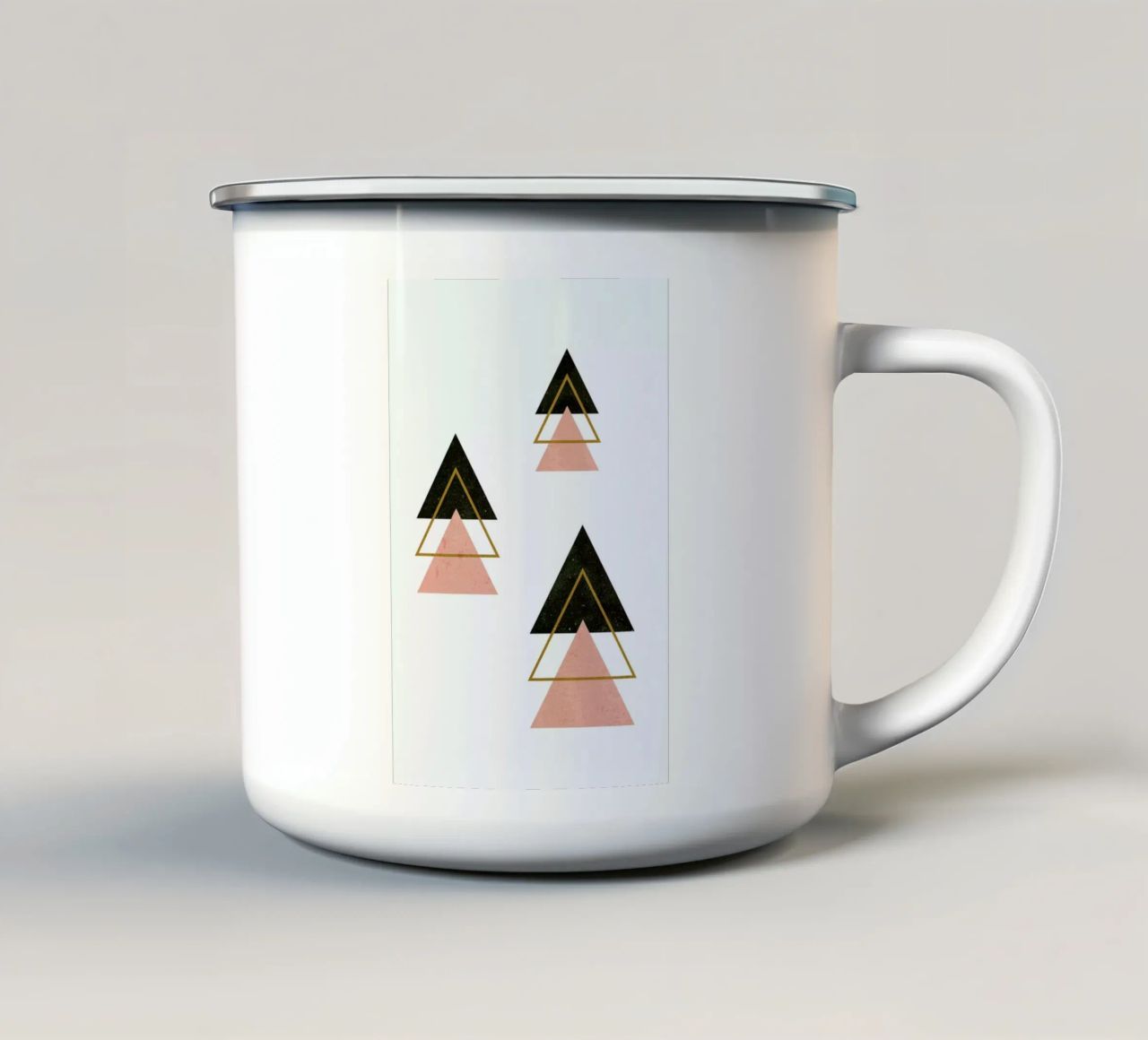 Winter Forest tazza in smalto da daylight design studio