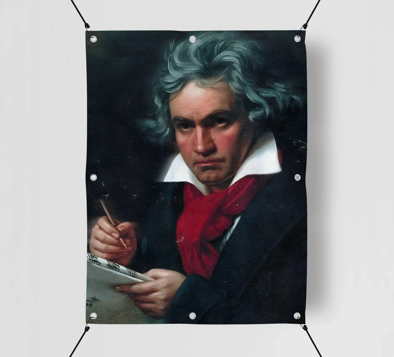 Beethoven telo in pvc da Low poly art