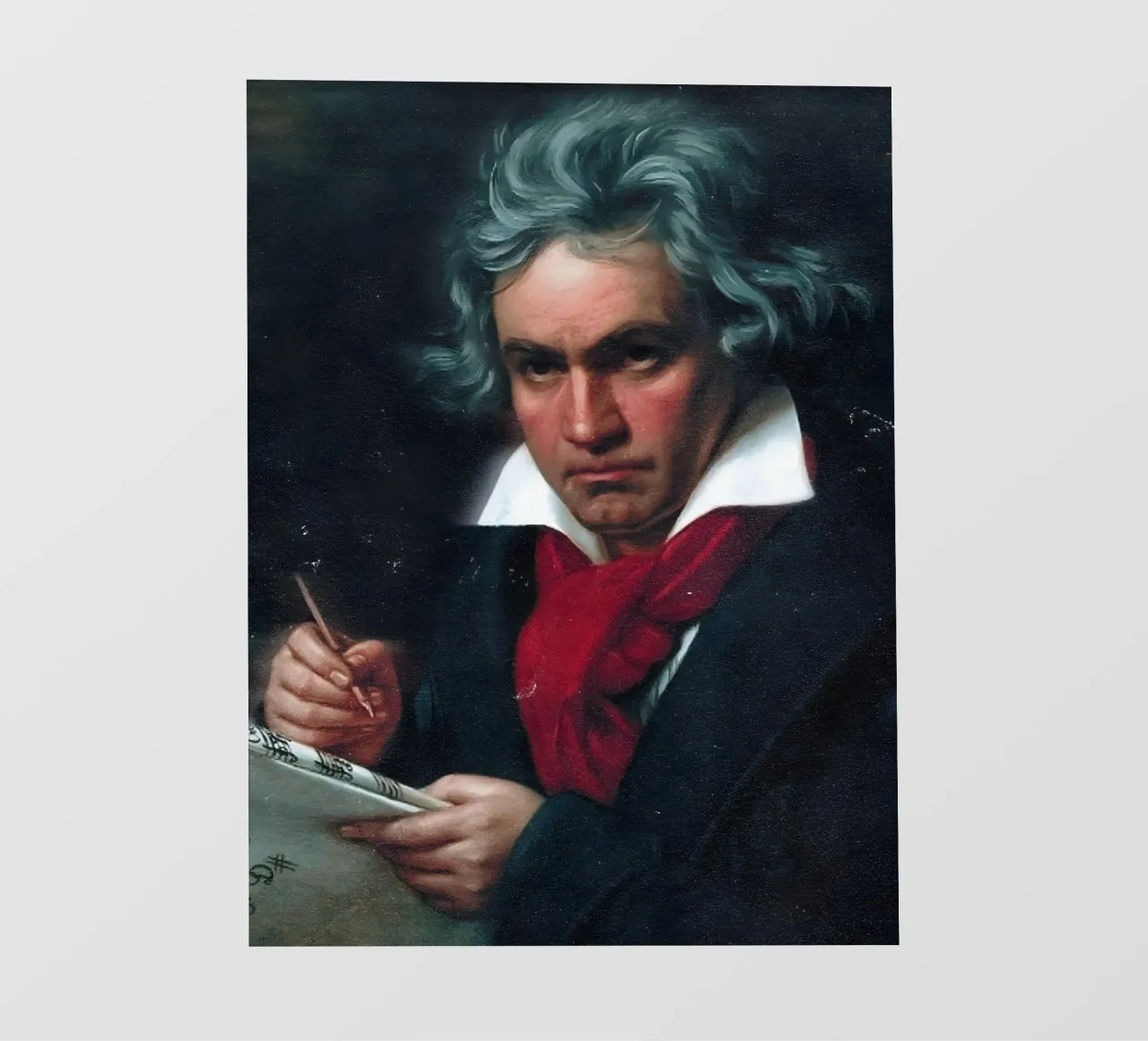 Beethoven telo in pvc da Low poly art