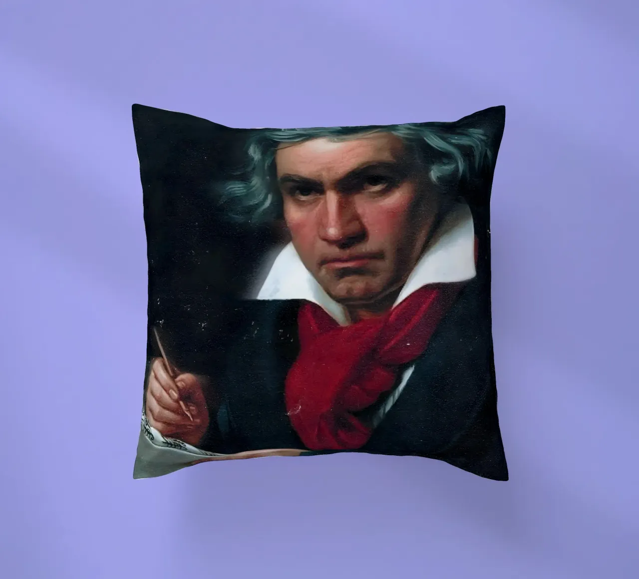 Beethoven cuscino da Low poly art