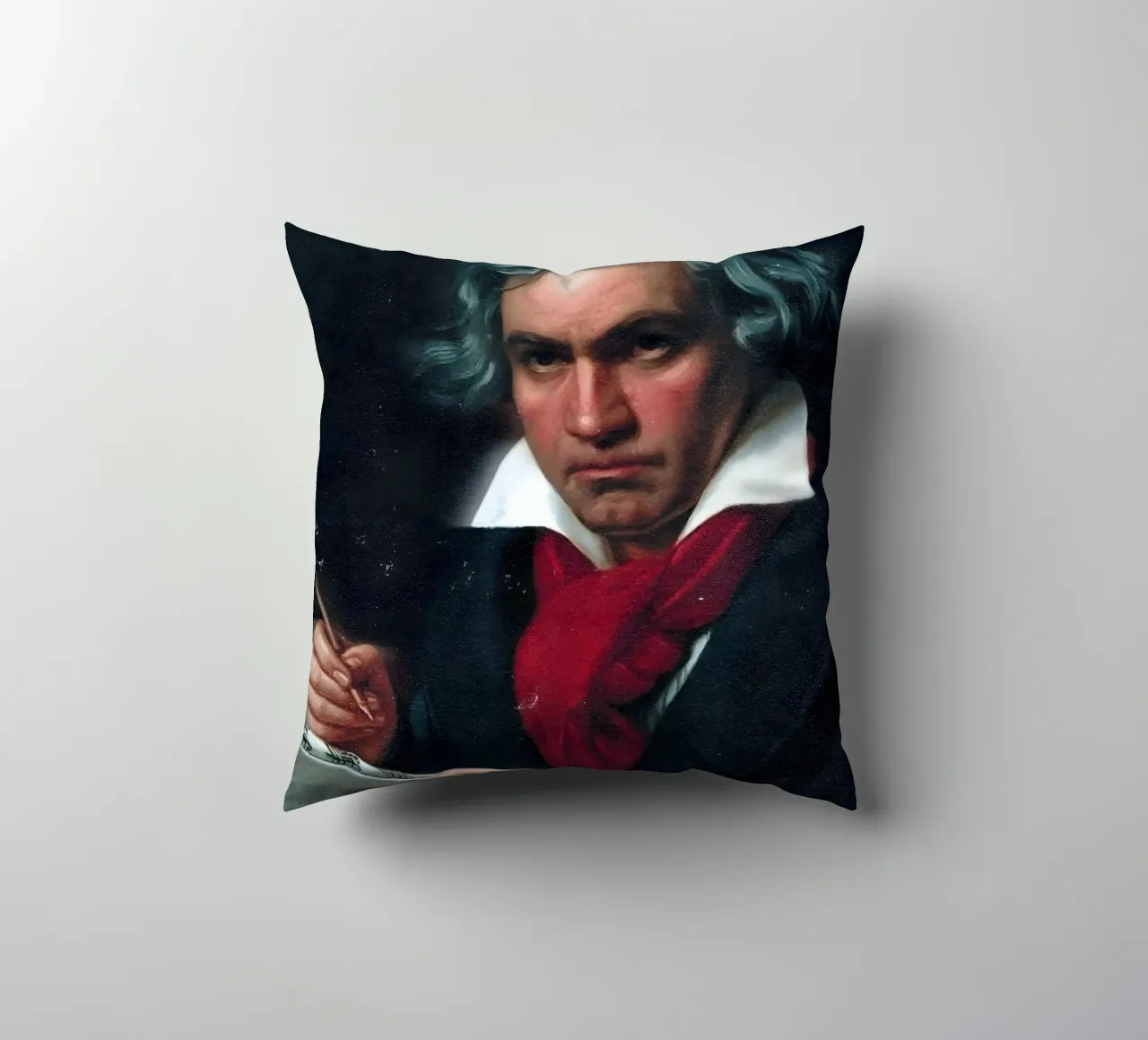 Beethoven cuscino da Low poly art
