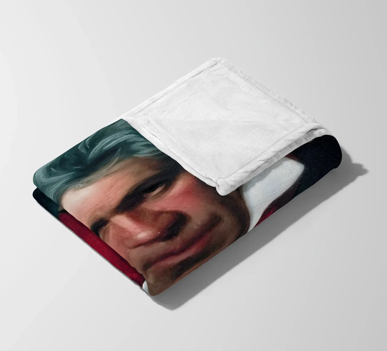 Beethoven fleece blanket by Low poly art
