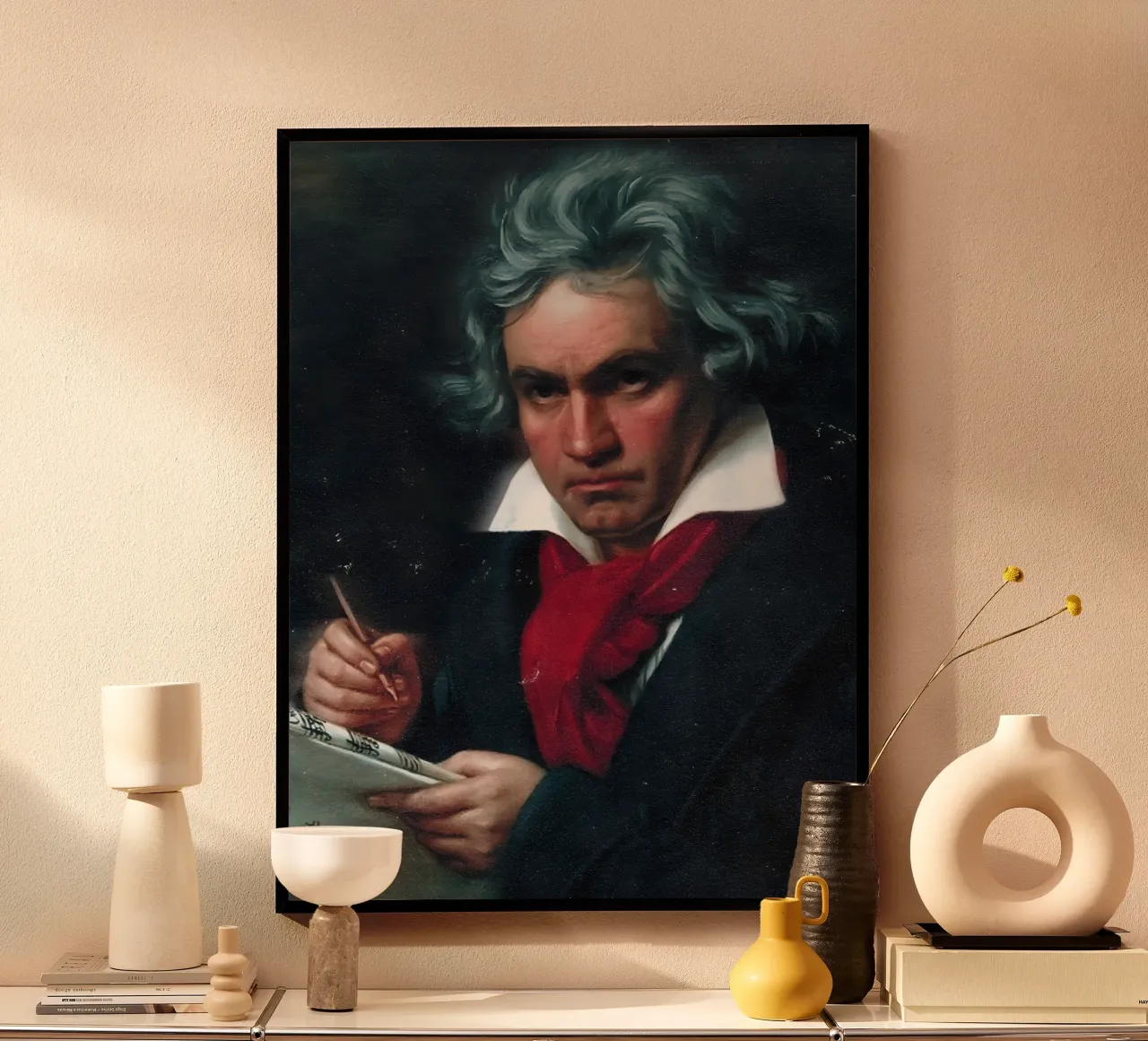 Beethoven poster by Low poly art