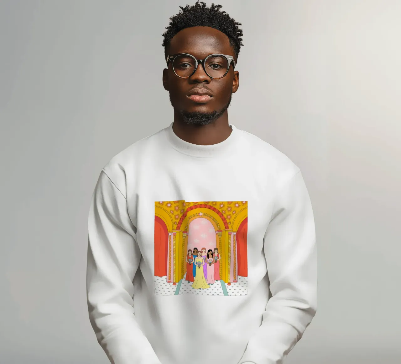 Grande raduno di celebrazione felpa da Murni Strokes