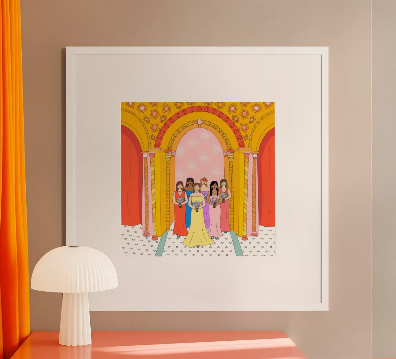 Grande raduno di celebrazione poster da Murni Strokes