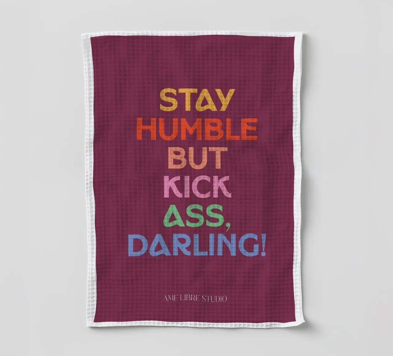 💣 torchon de MENTHE SAUVAGE