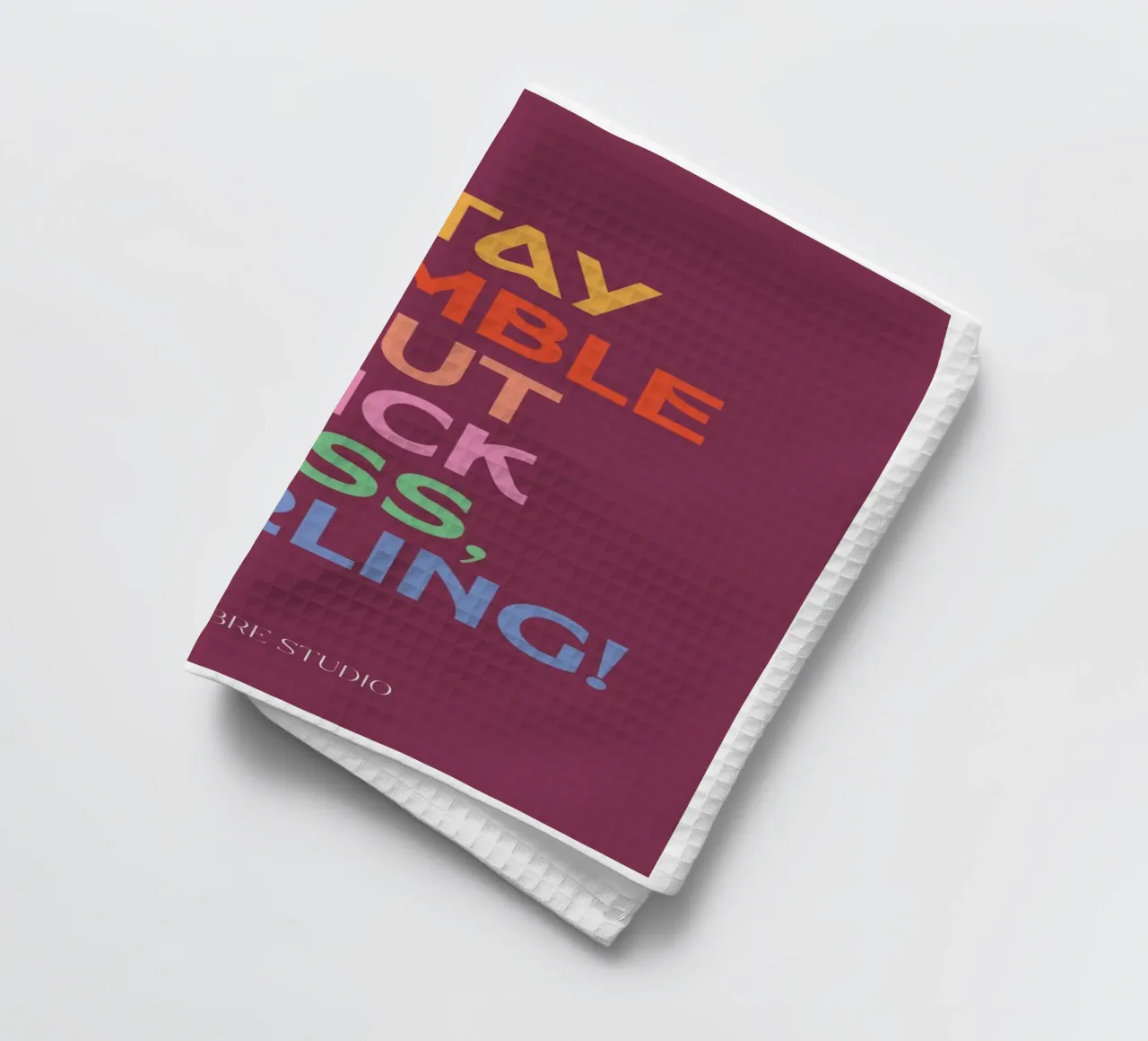 💣 torchon de MENTHE SAUVAGE