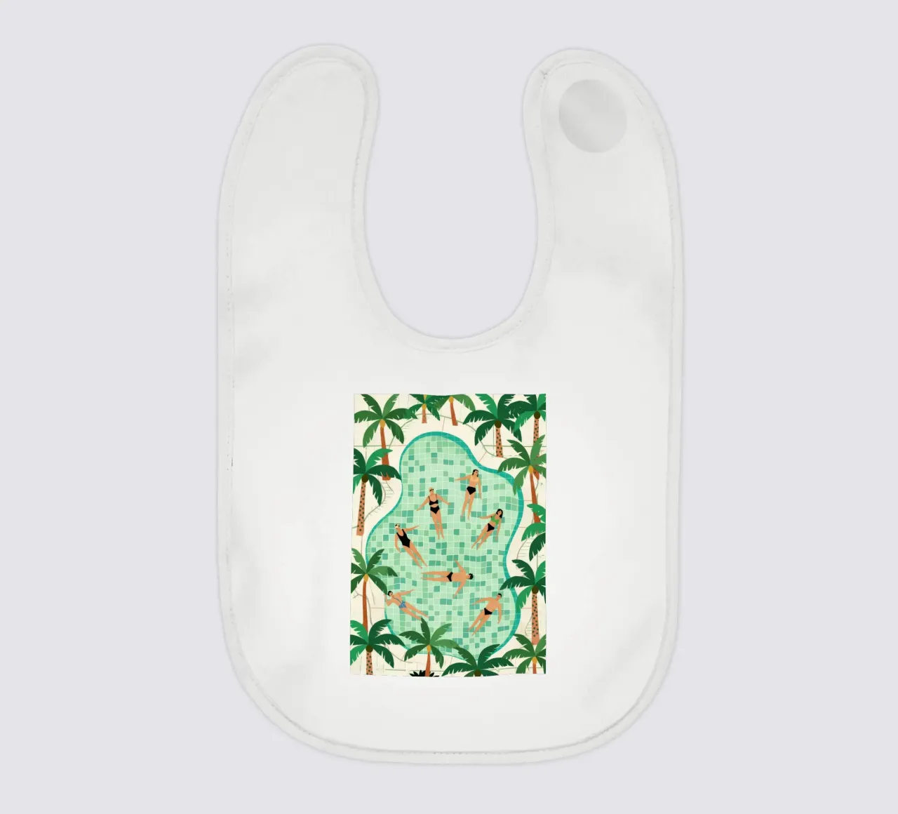 Poolside Freizeit Babylätzchen von Murni Strokes