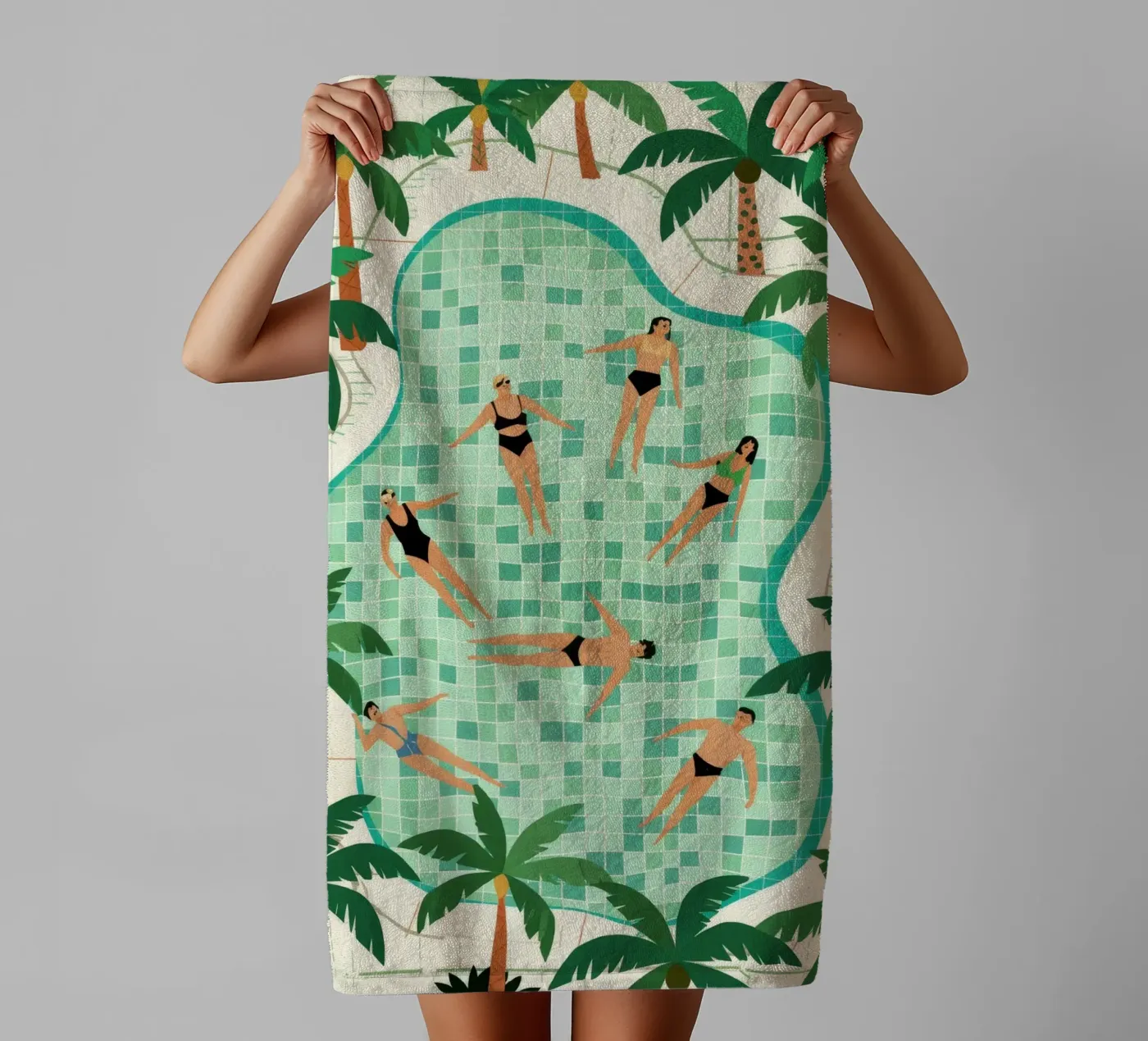 Loisirs au bord de la piscine serviette de bain de Murni Strokes