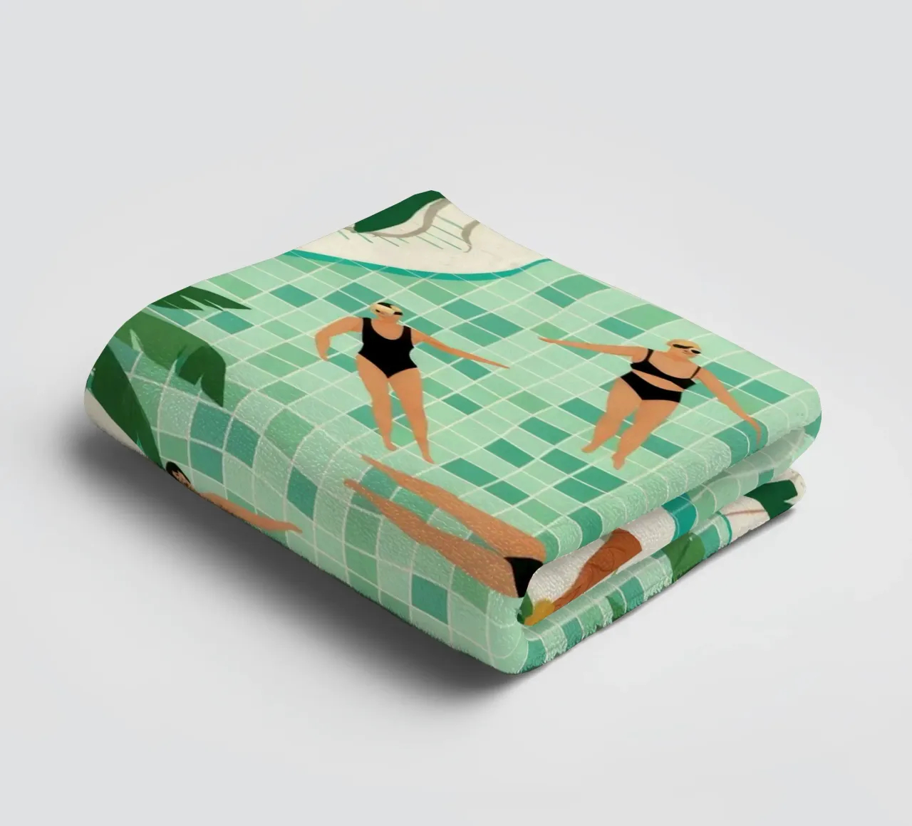 Poolside Freizeit Handtuch von Murni Strokes