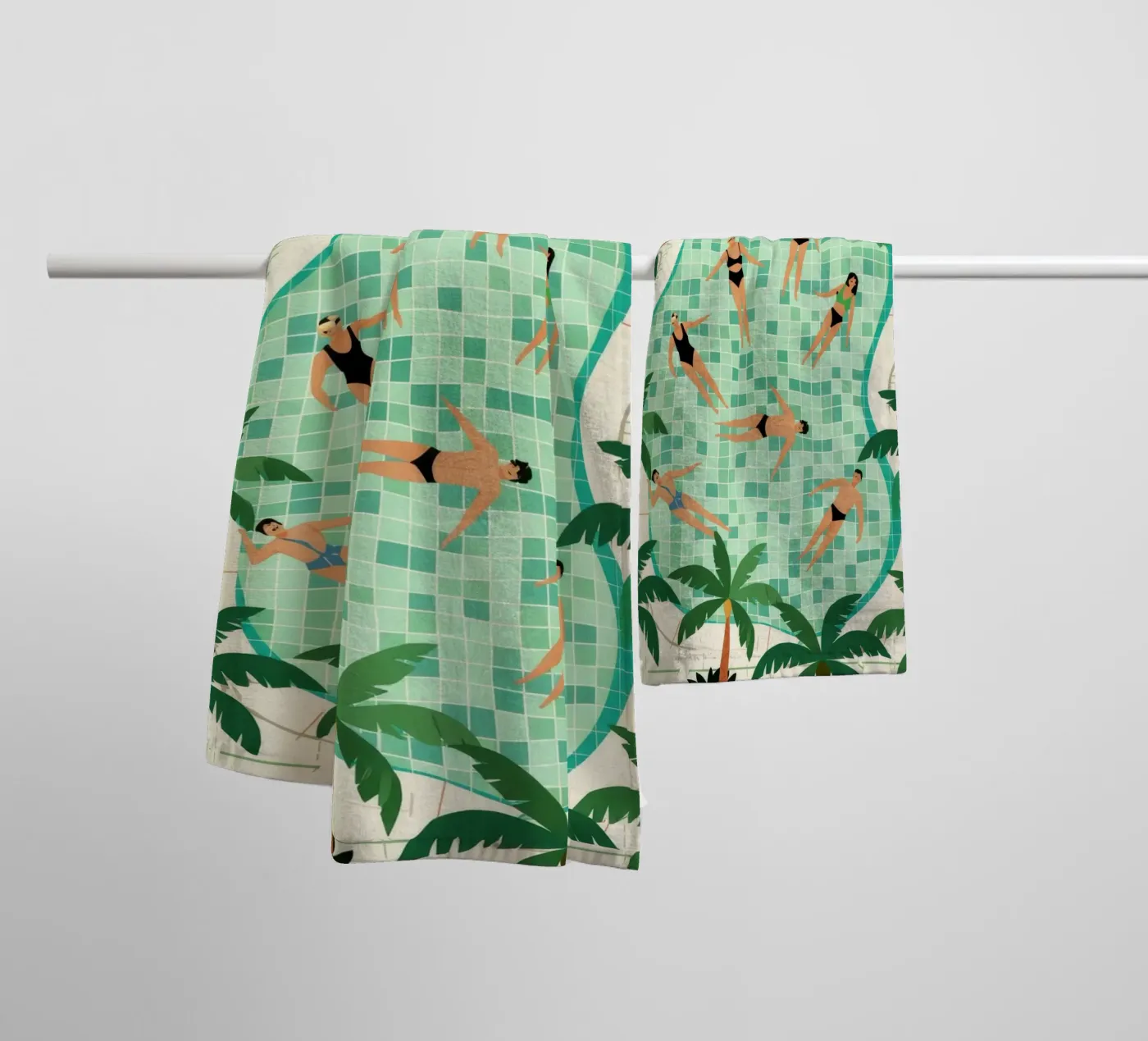 Loisirs au bord de la piscine serviette de bain de Murni Strokes