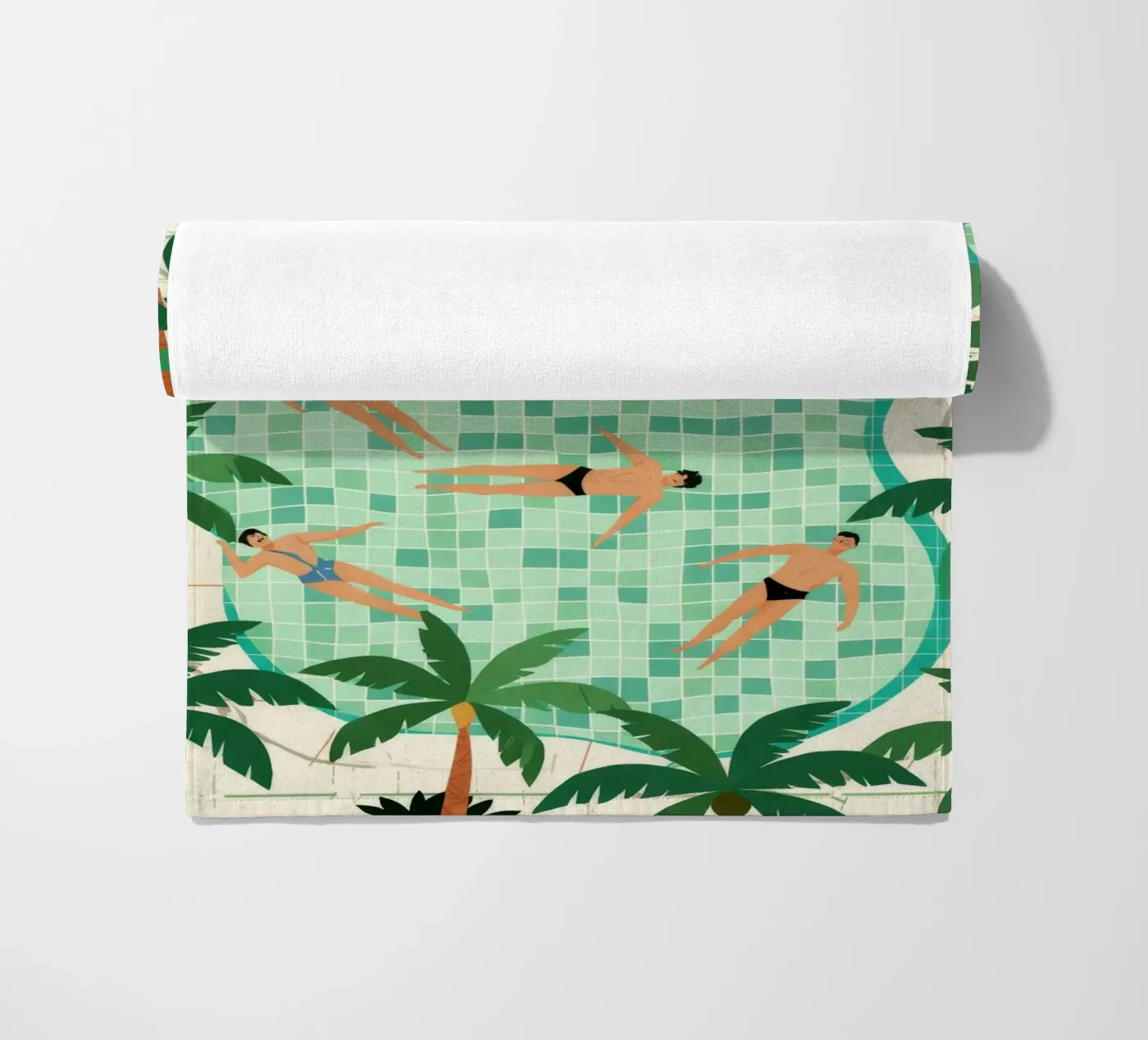 Poolside Leisure Strandtuch von Murni Strokes