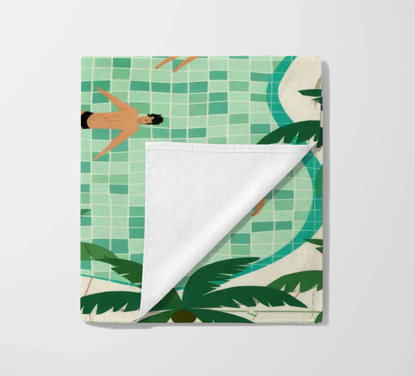 Poolside Leisure Strandtuch von Murni Strokes