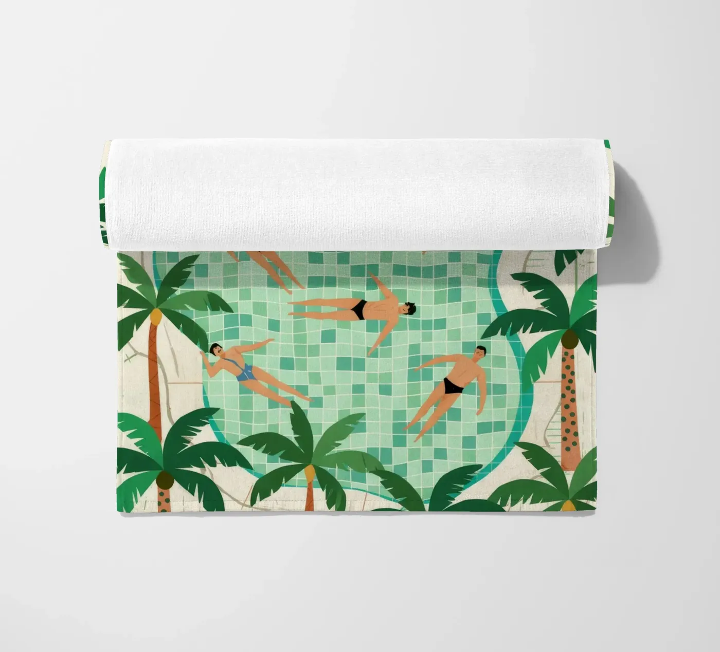 Poolside Leisure Strandtuch von Murni Strokes