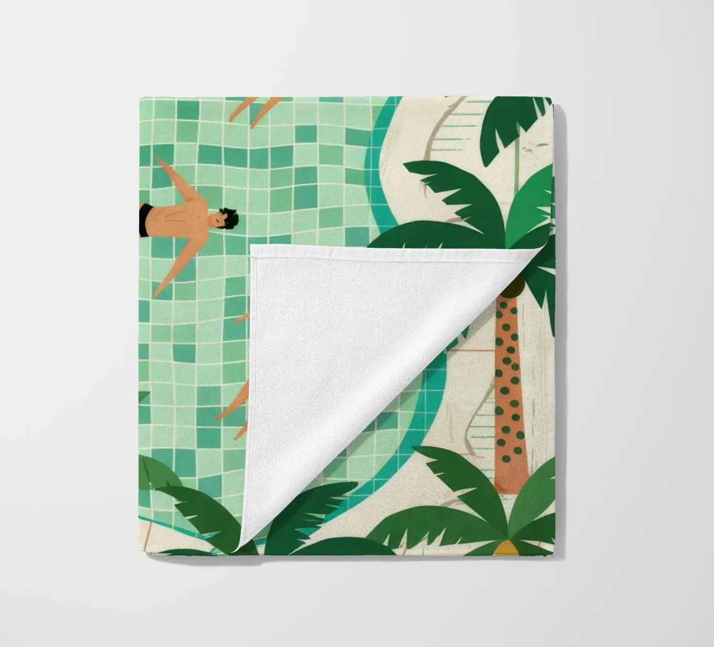 Poolside Leisure Strandtuch von Murni Strokes