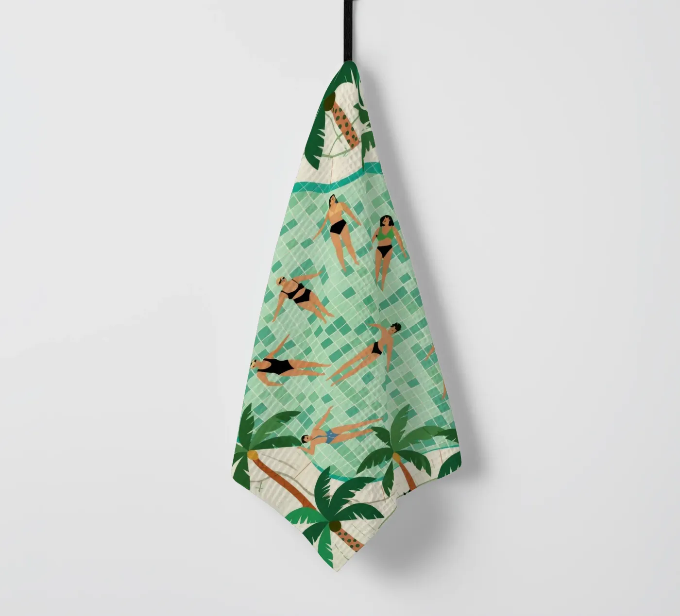 Poolside Leisure Geschirrtuch von Murni Strokes