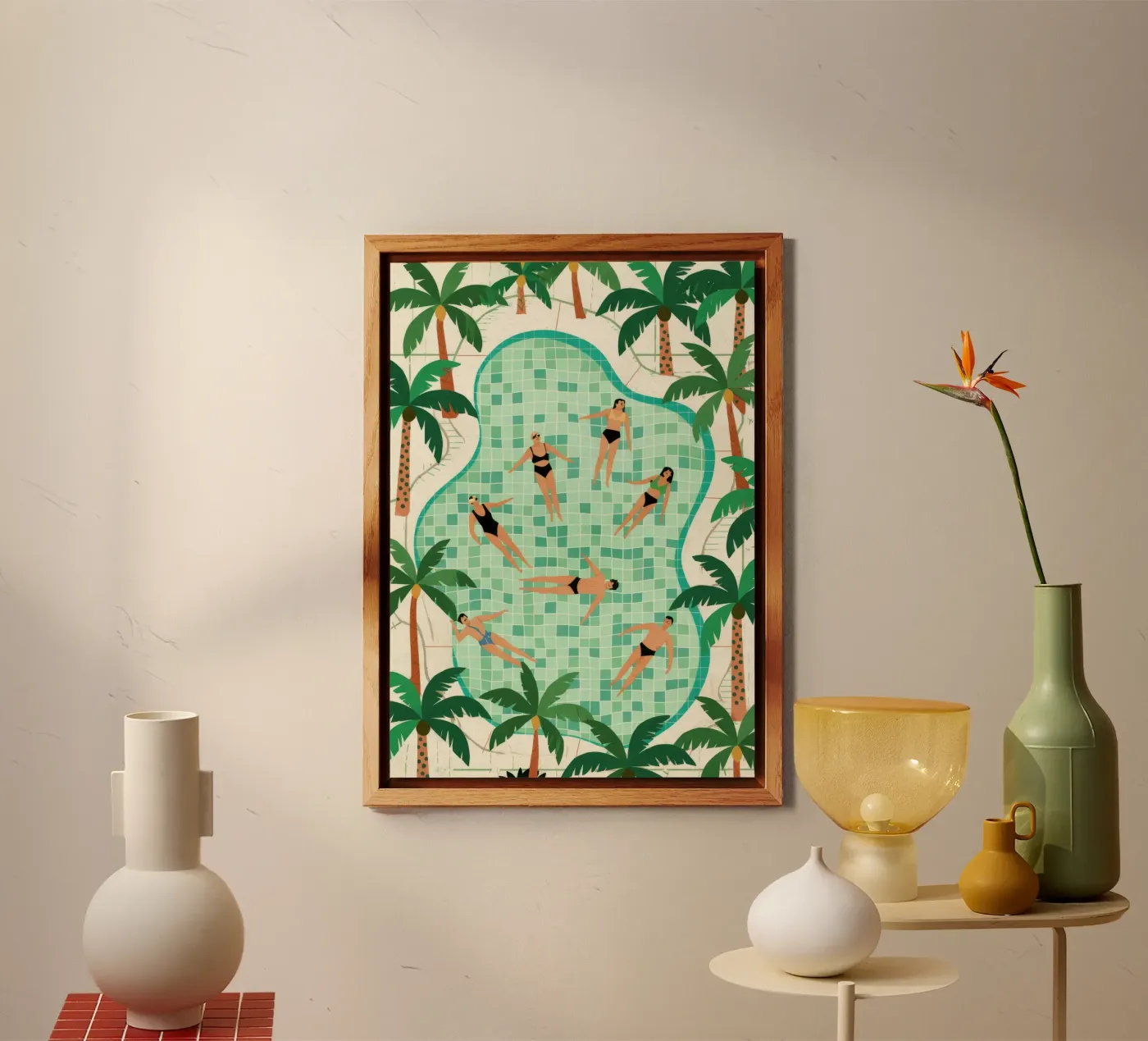 Poolside Leisure forex plate by Murni Strokes
