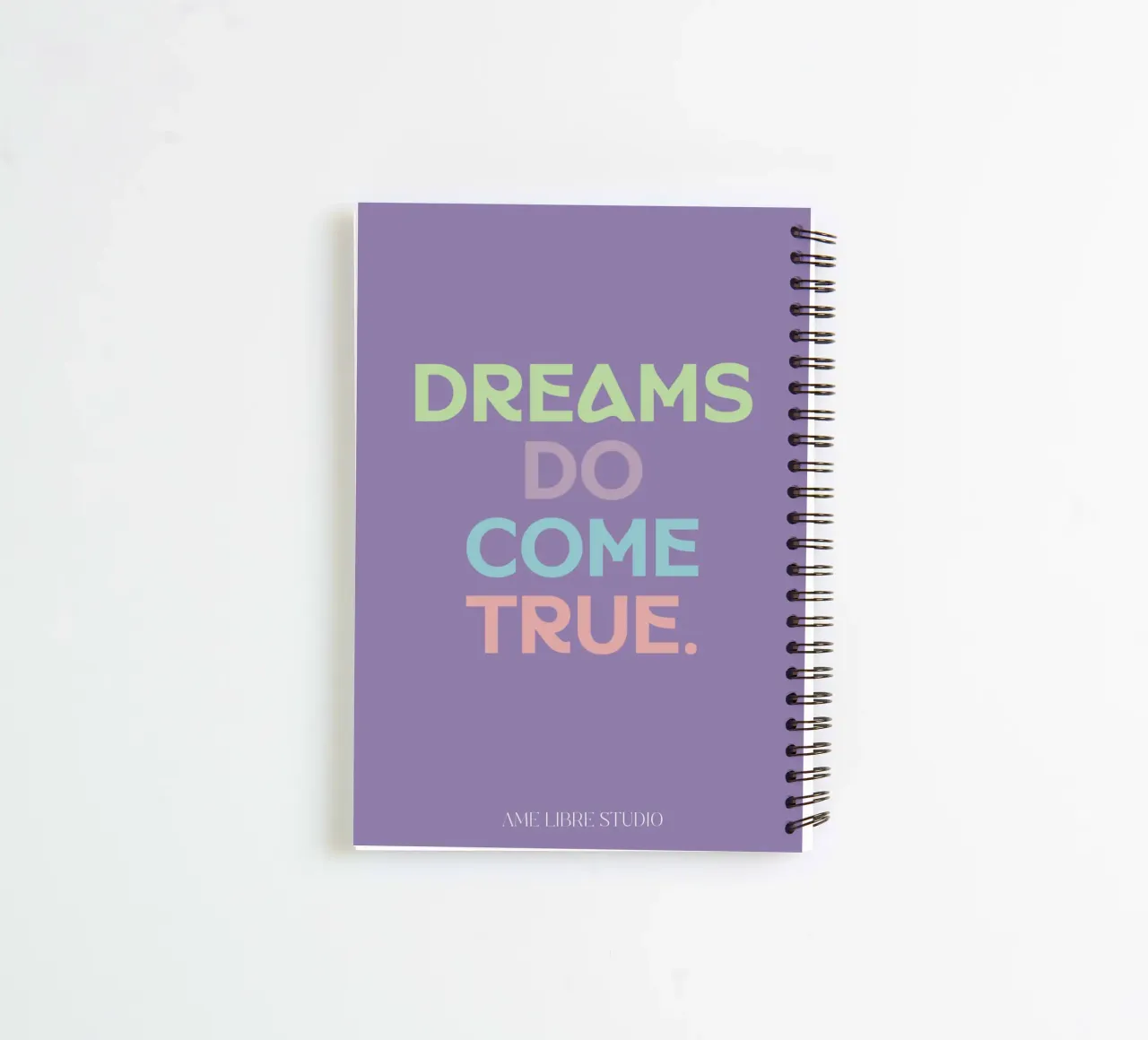 💜 spiral notebook by MENTHE SAUVAGE