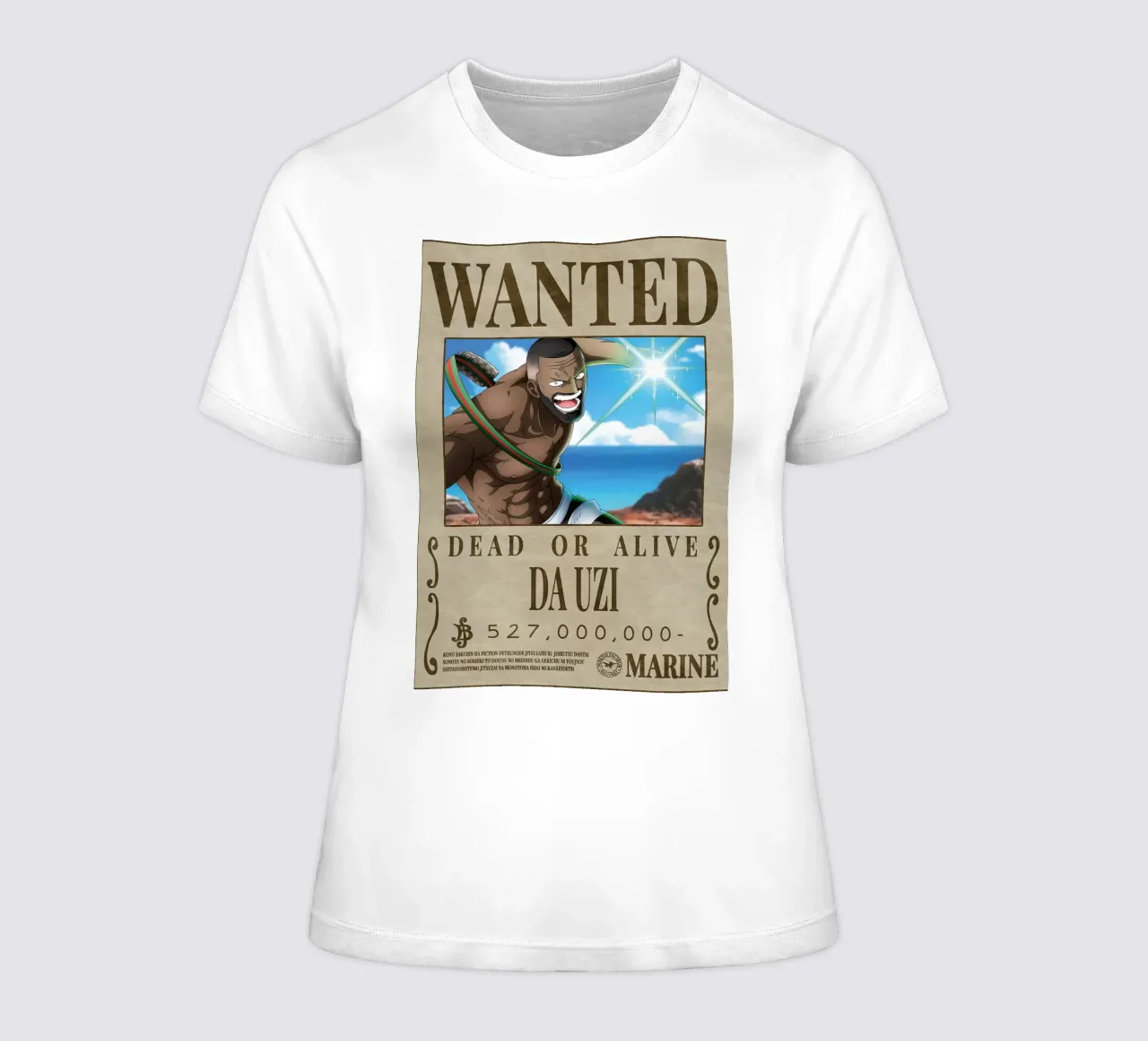 Wanted DaUzi2 women's fitted t-shirt by Collins Shop