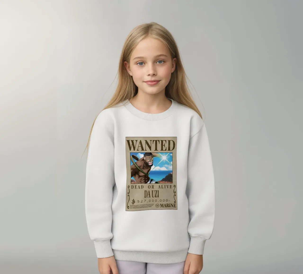 Wanted DaUzi2 kids sweatshirt by Collins Shop