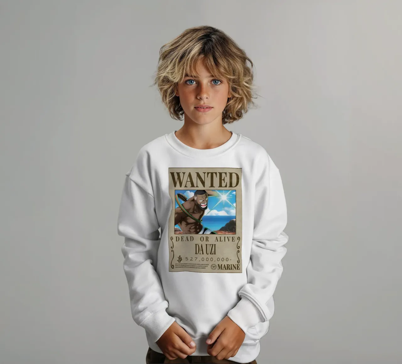 Wanted DaUzi2 kids sweatshirt by Collins Shop