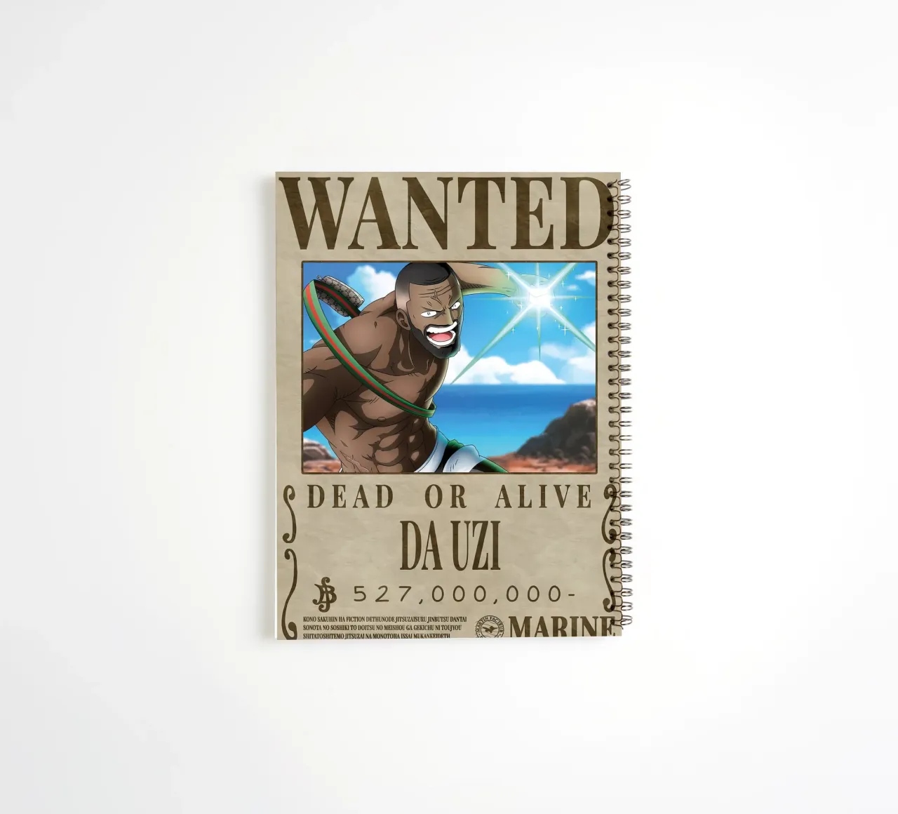 Wanted DaUzi2 spiral notebook by Collins Shop